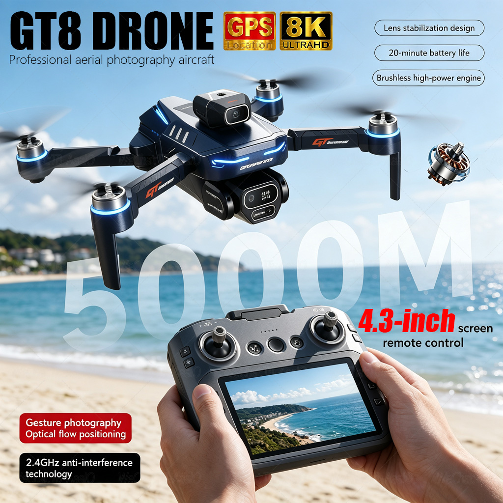 Drone Mapping - NOVO Drone GT8 HD RC 4K