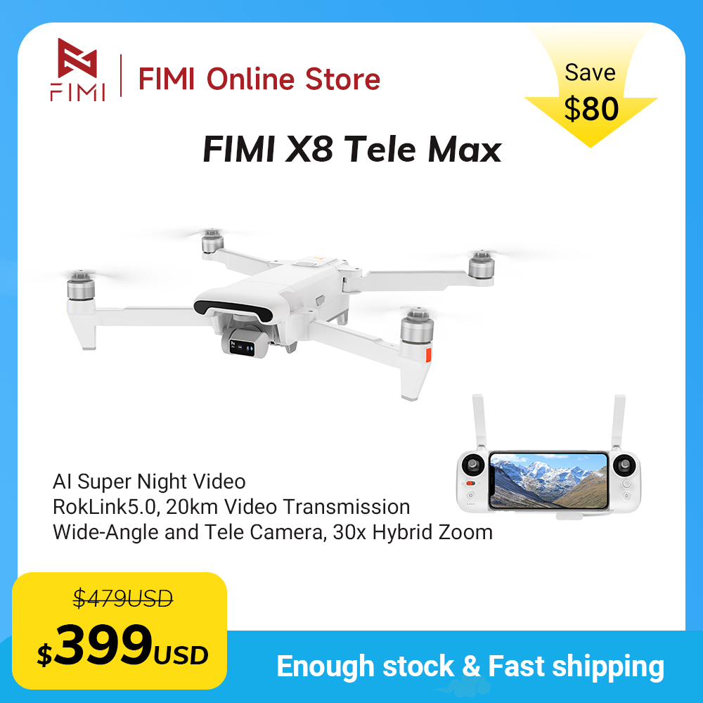 Drone FIMI X8 Tele Max 4K Prof - Drone Thermal Imaging avaliação e preço